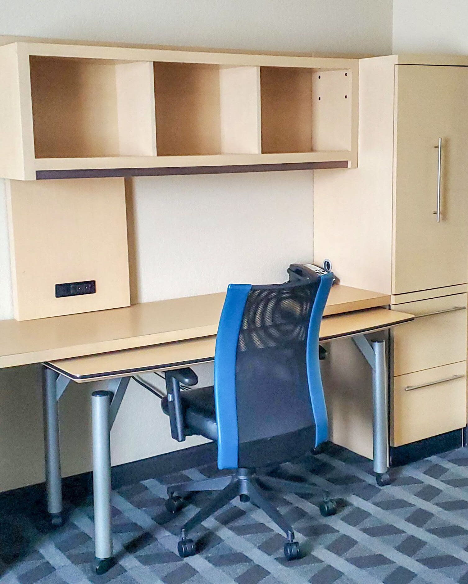 premium bedding, desk, iron/ironing board, free cots/infant beds