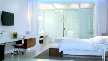 Suite, 1 kingsize-seng (Inferno) | Sengetøy i egyptisk bomull, sengetøy av topp kvalitet og dundyner