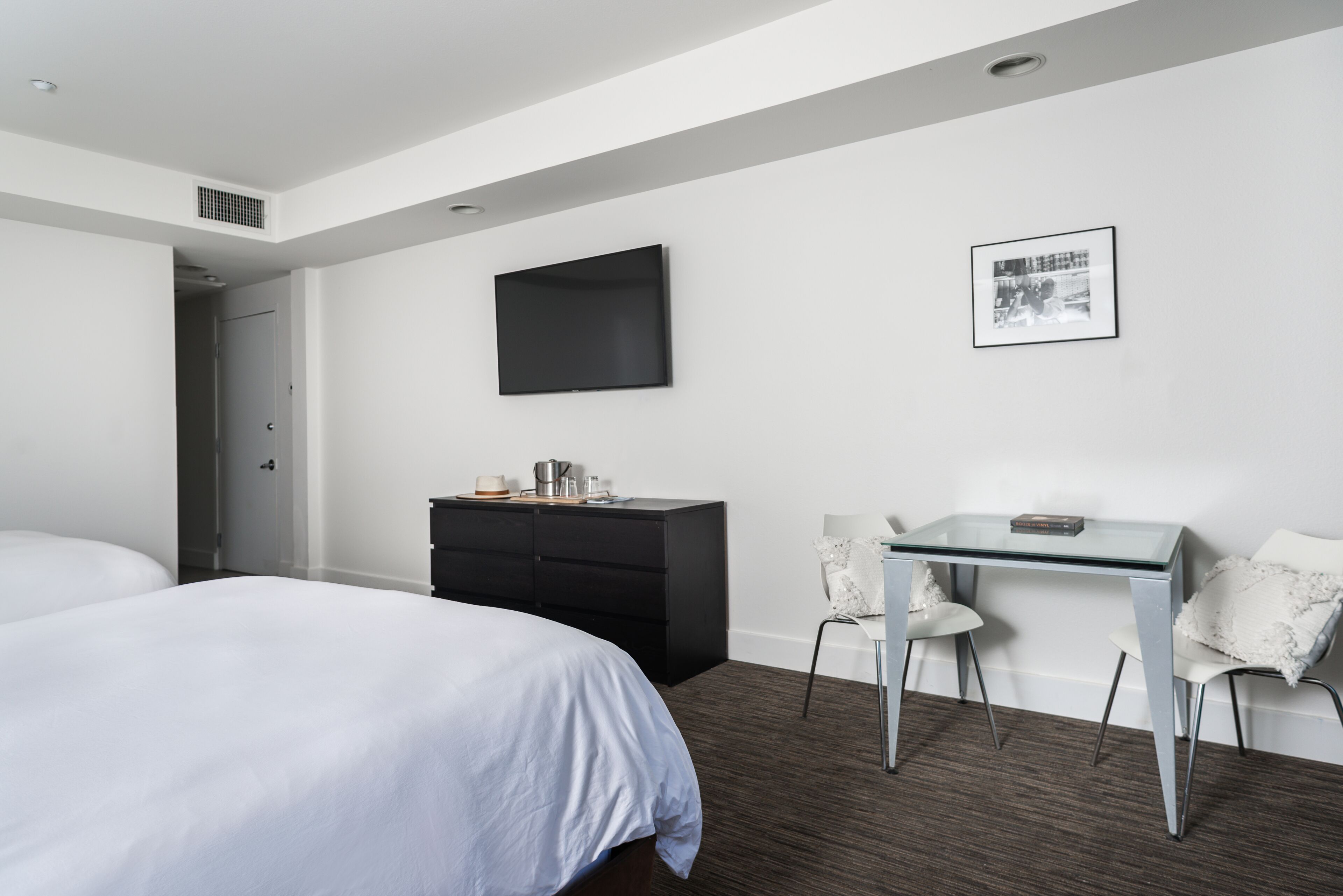 luxury room, 2 queen beds | egyptian cotton sheets, premium bedding, down duvets, tempur-pedic beds