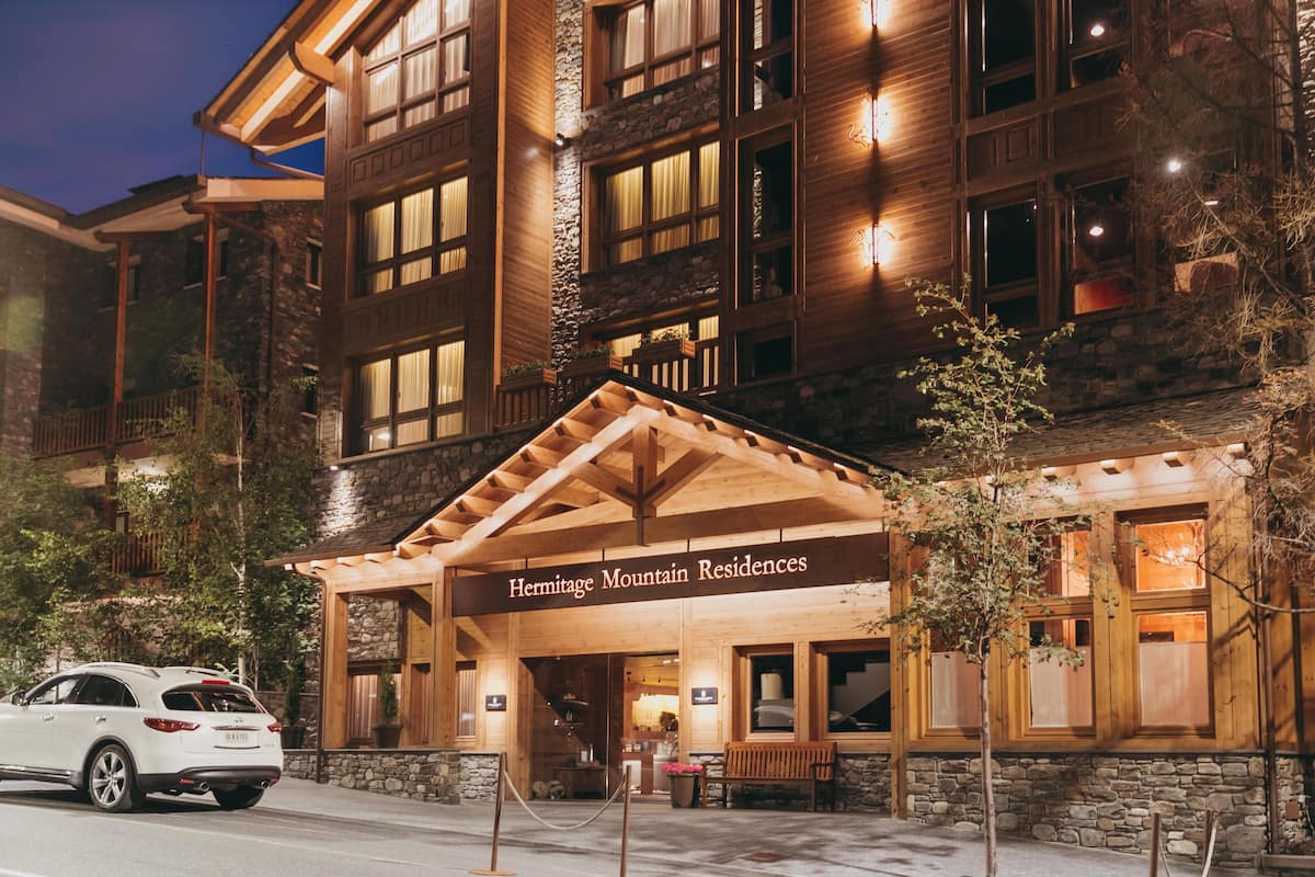 front of property – evening/night