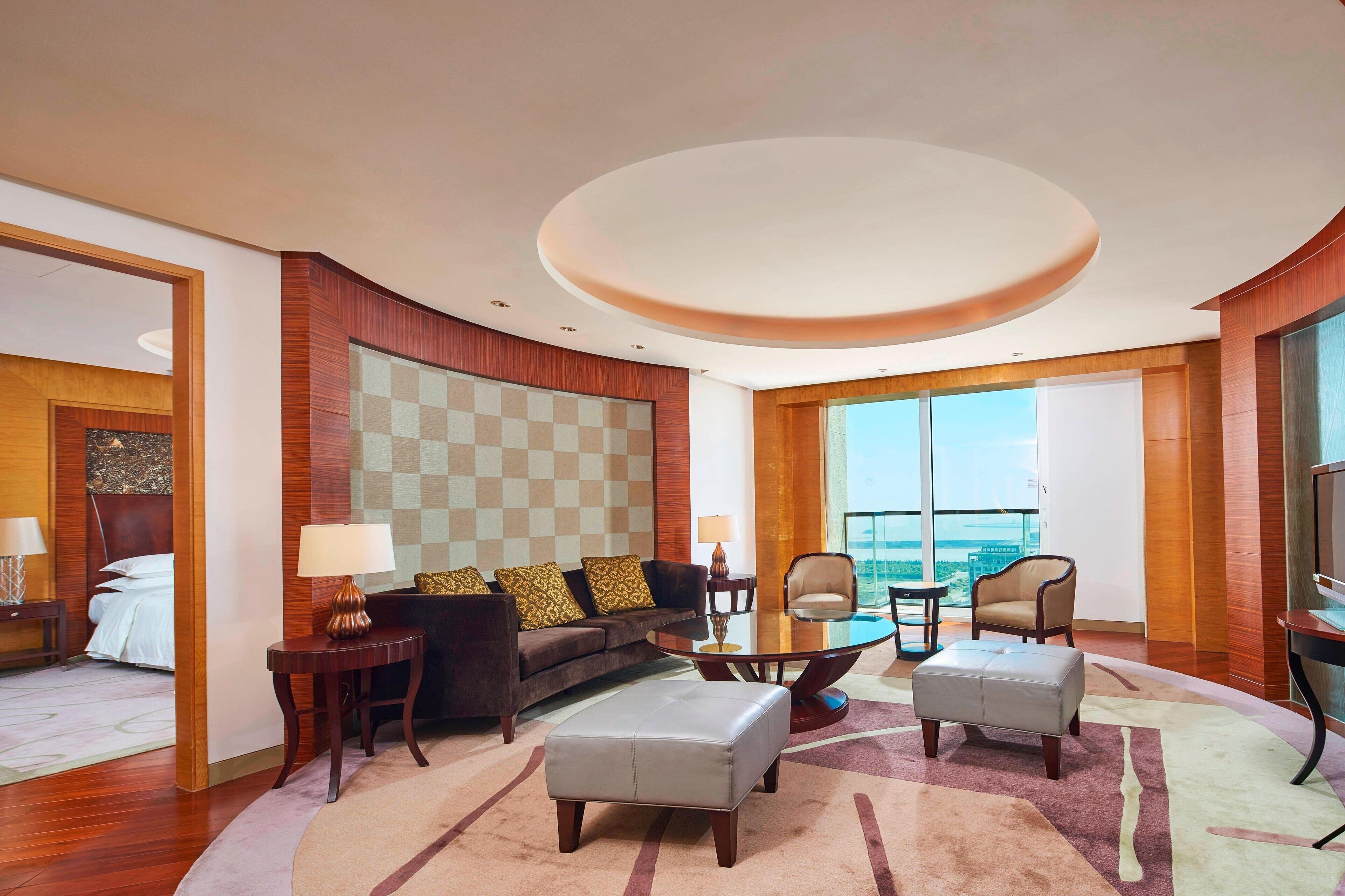 suite, 1 bedroom, balcony, sea view | premium bedding, select comfort beds, minibar, in-room safe
