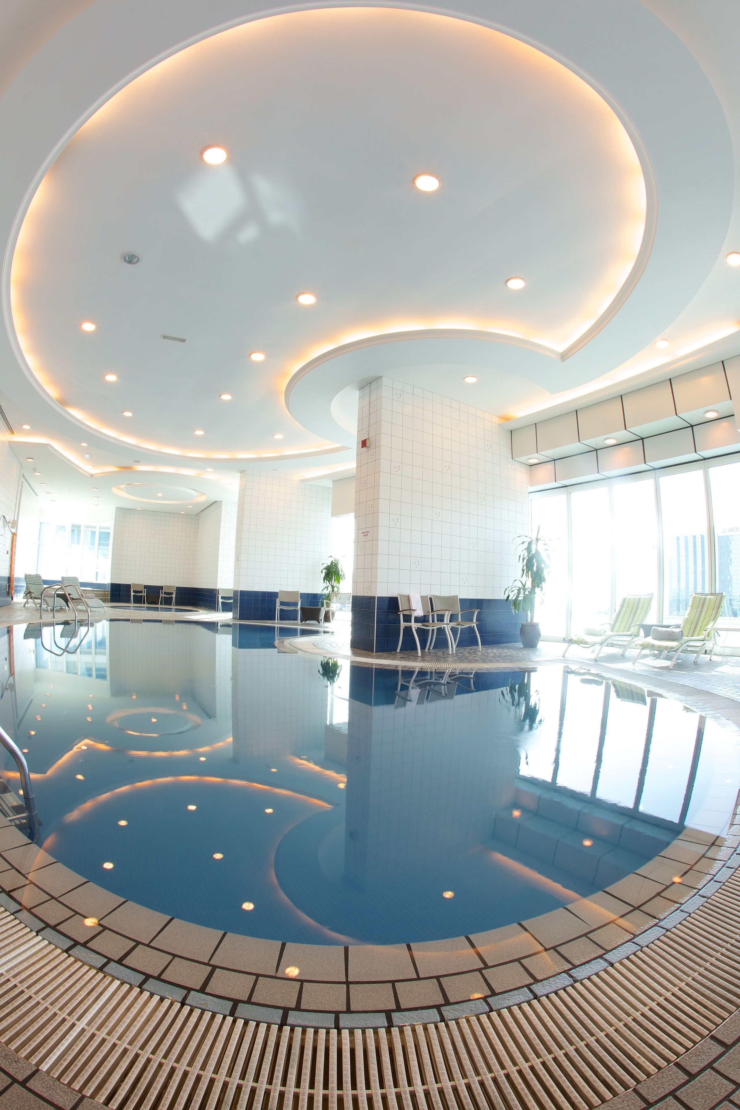 Indoor pool, outdoor pool