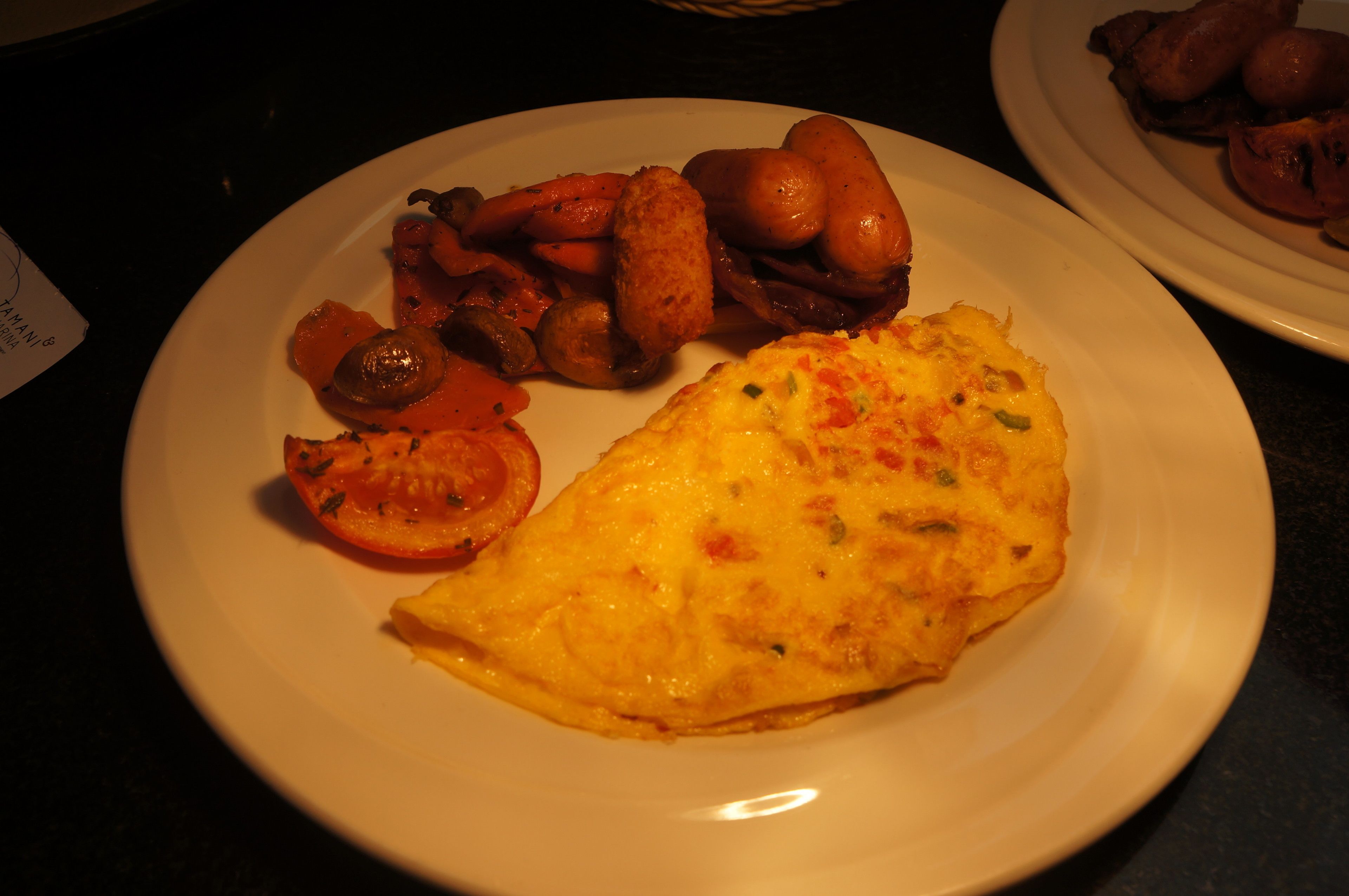 Daily buffet breakfast for a fee