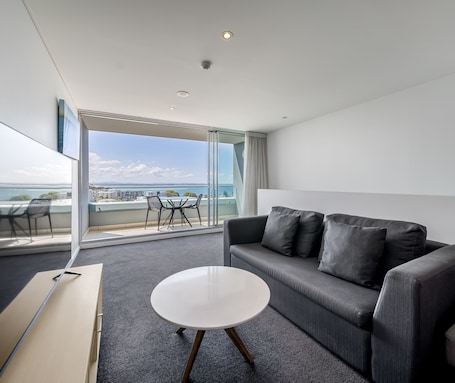 Vista desde la habitación. Oaks Nelson Bay Lure Suites