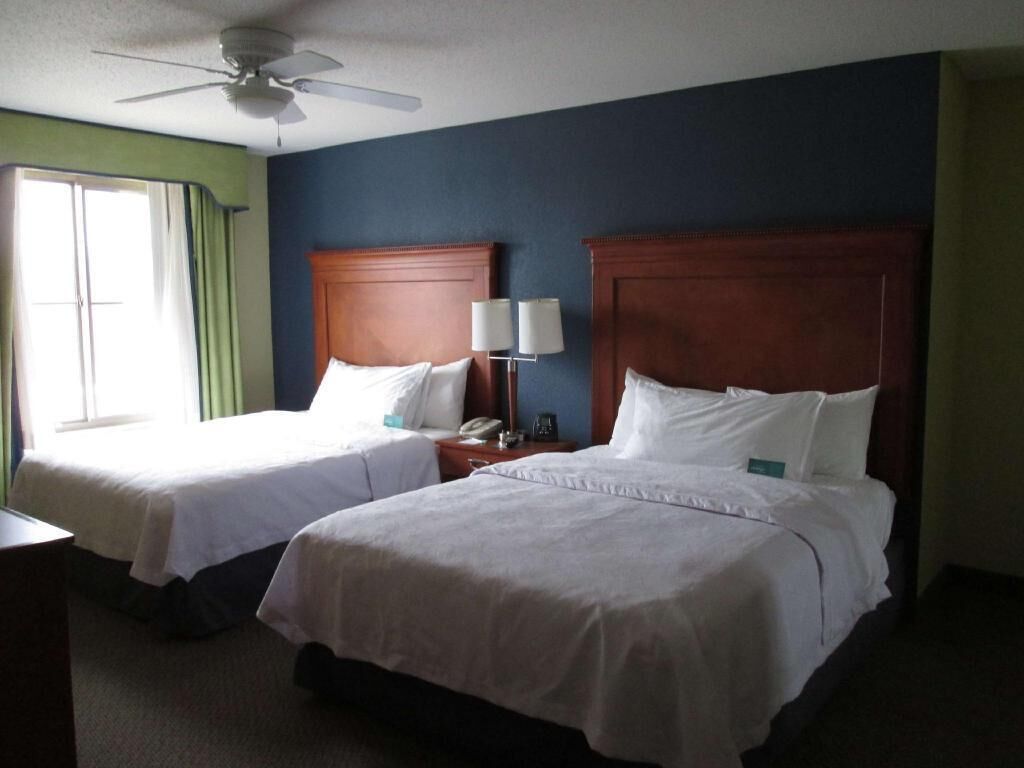Blackout curtains, iron/ironing board, free cots/infant beds, free WiFi
