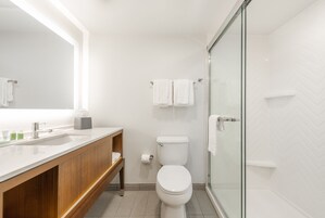 Free toiletries, hair dryer, towels
