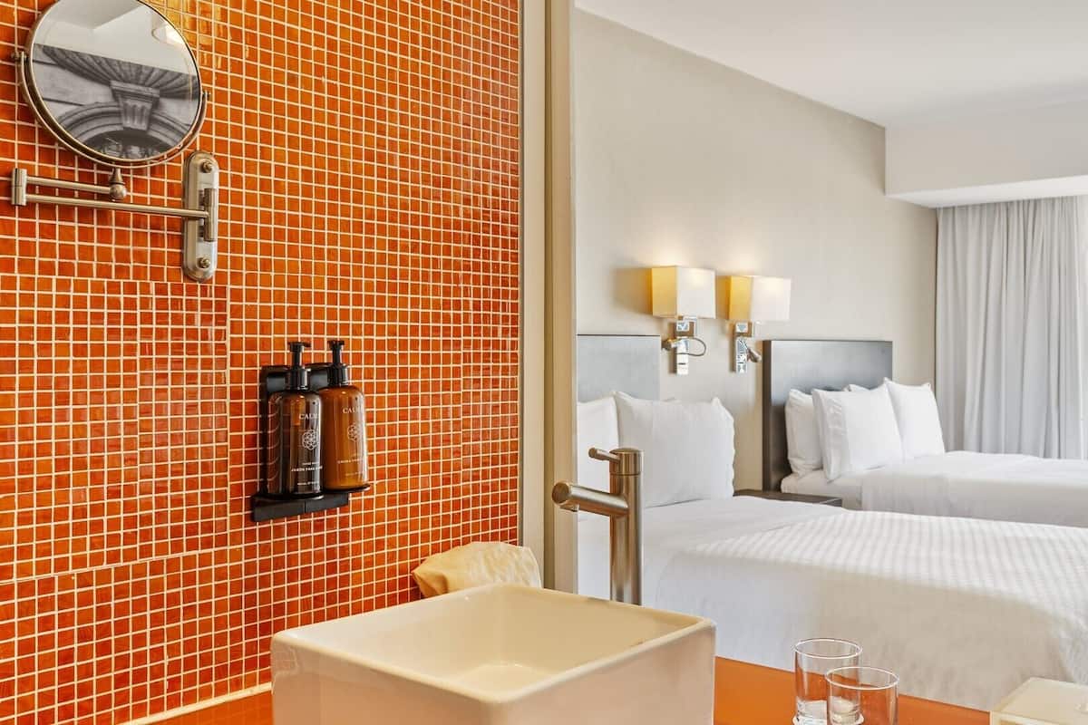 Deluxe Room, 2 Double Beds | In-room safe, desk, iron/ironing board, WiFi (free)