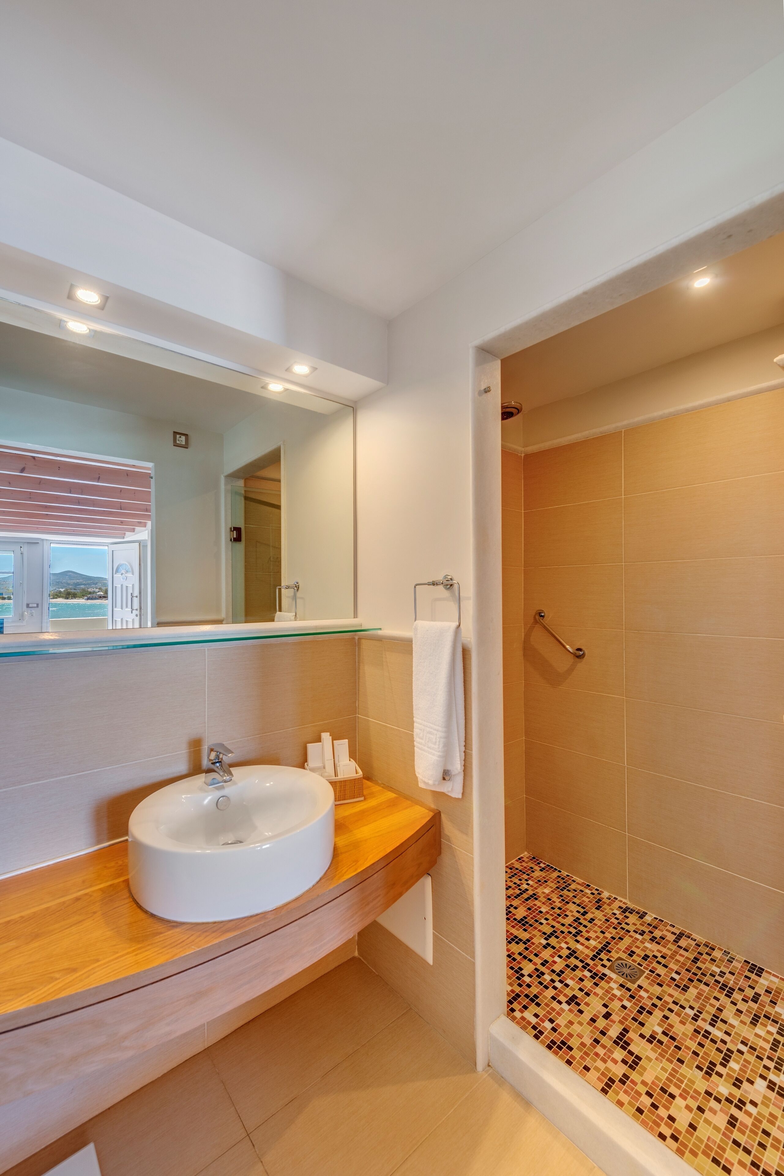 free toiletries, hair dryer, bathrobes, slippers