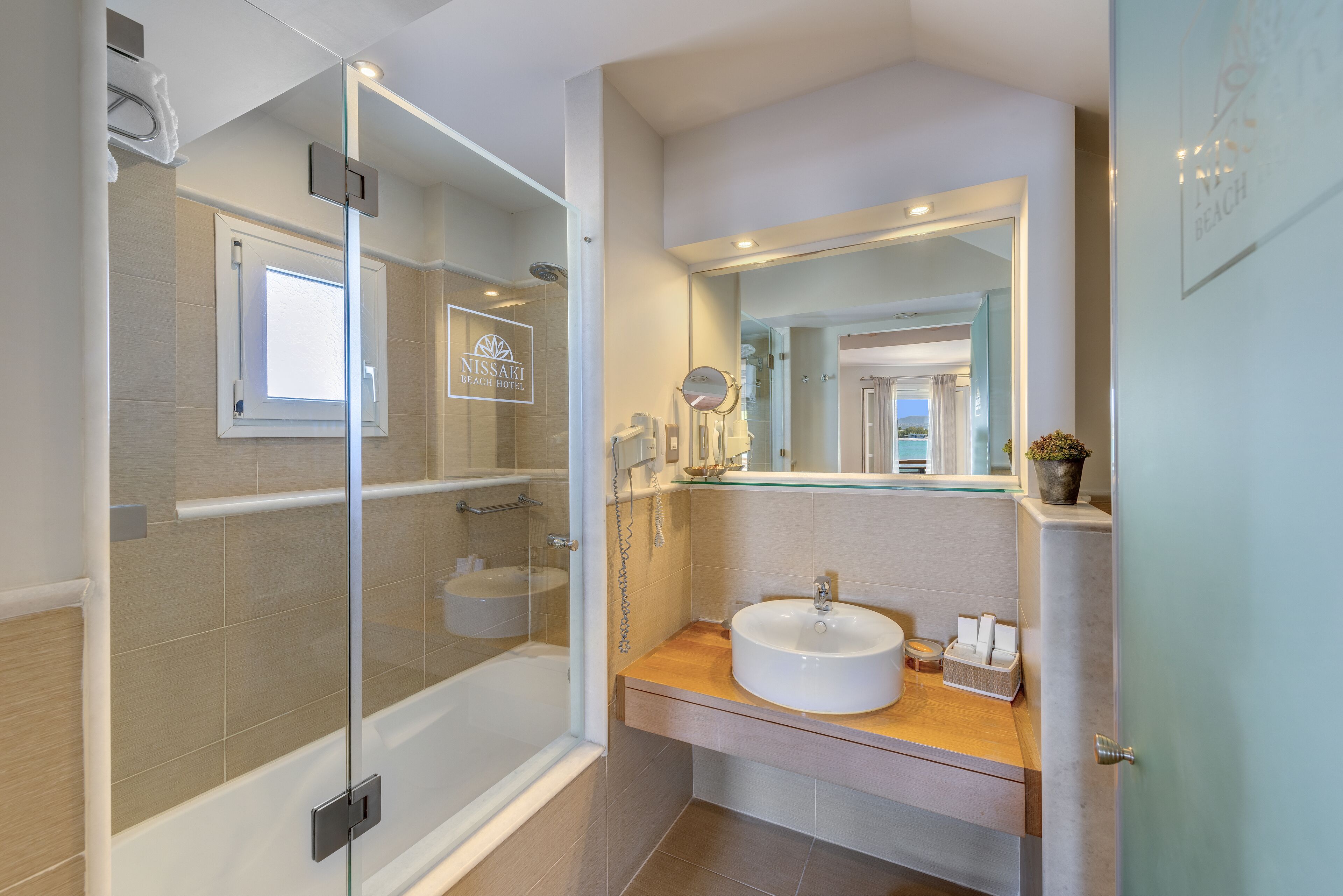 free toiletries, hair dryer, bathrobes, slippers