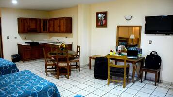 Superior Room, Multiple Beds, Kitchen | Private kitchen