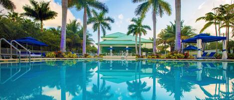 Udendørs pool, liggestole