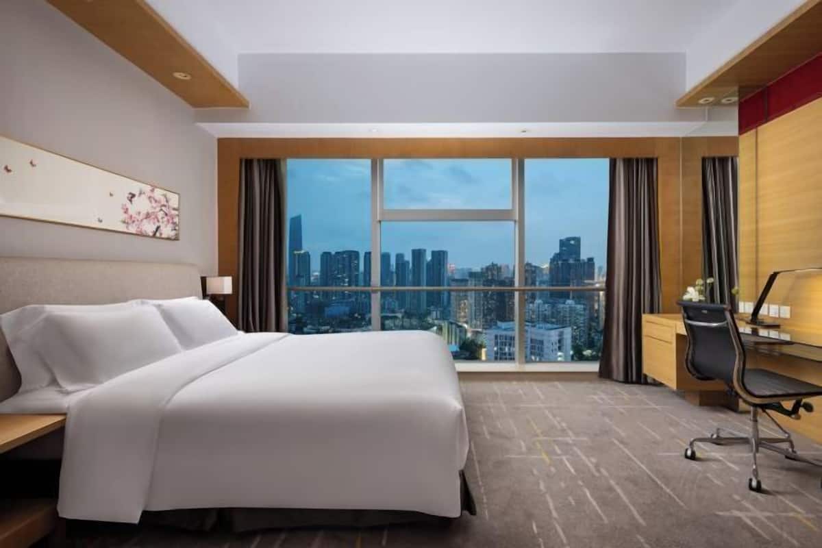 1 bilik tidur, peralatan tempat tidur premium, item bar mini percuma 