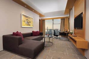 1 多间卧室、高档床上用品、免费迷你吧物品、客房内保险箱