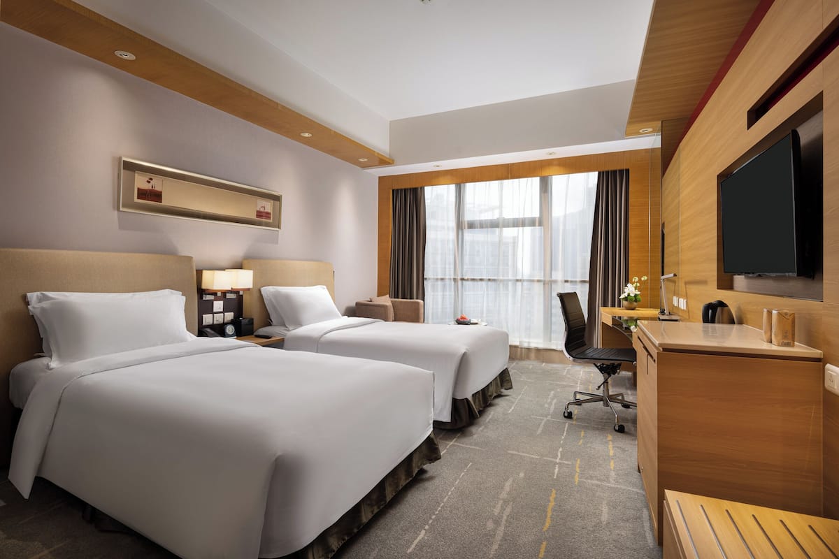 1 bilik tidur, peralatan tempat tidur premium, item bar mini percuma 