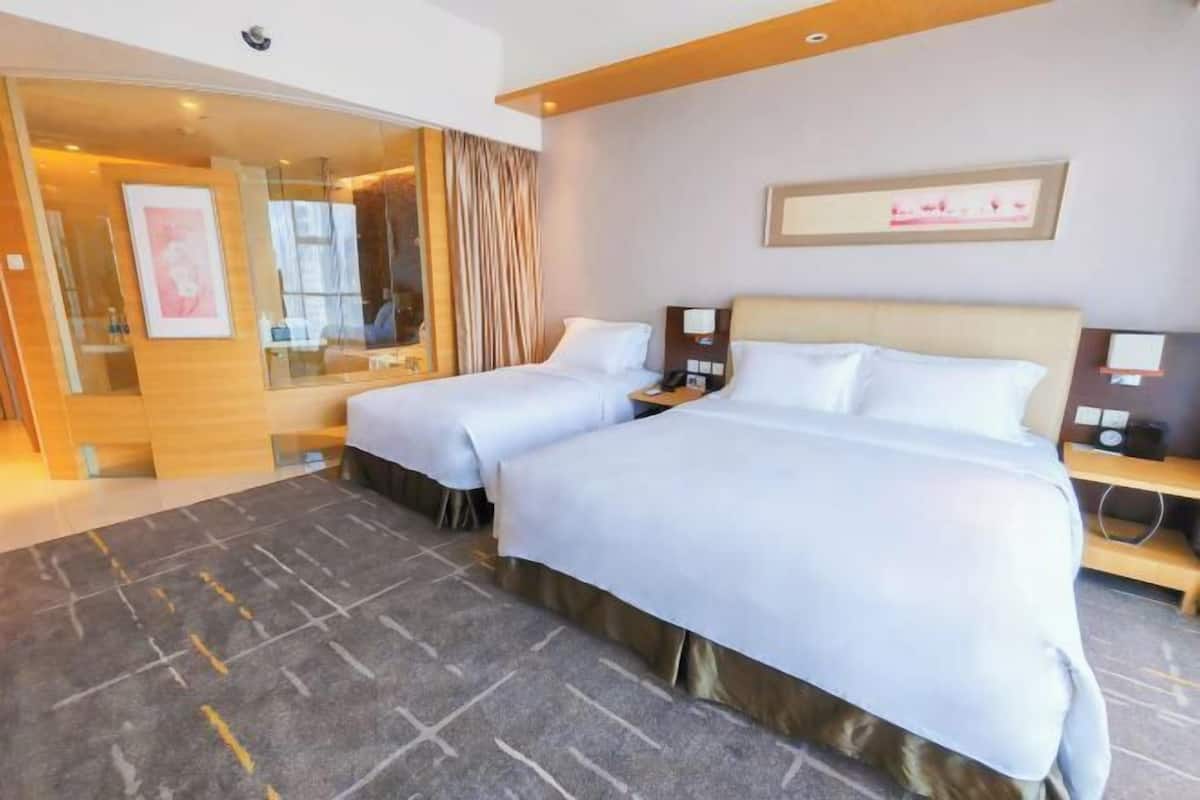 1 bilik tidur, peralatan tempat tidur premium, item bar mini percuma