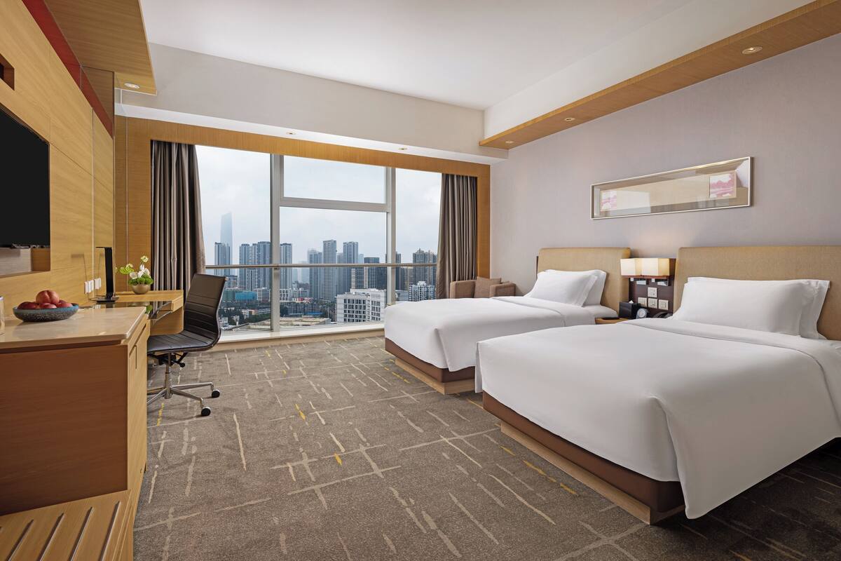 twin room (director) | 1 bedroom, premium bedding, free minibar items, in-room safe