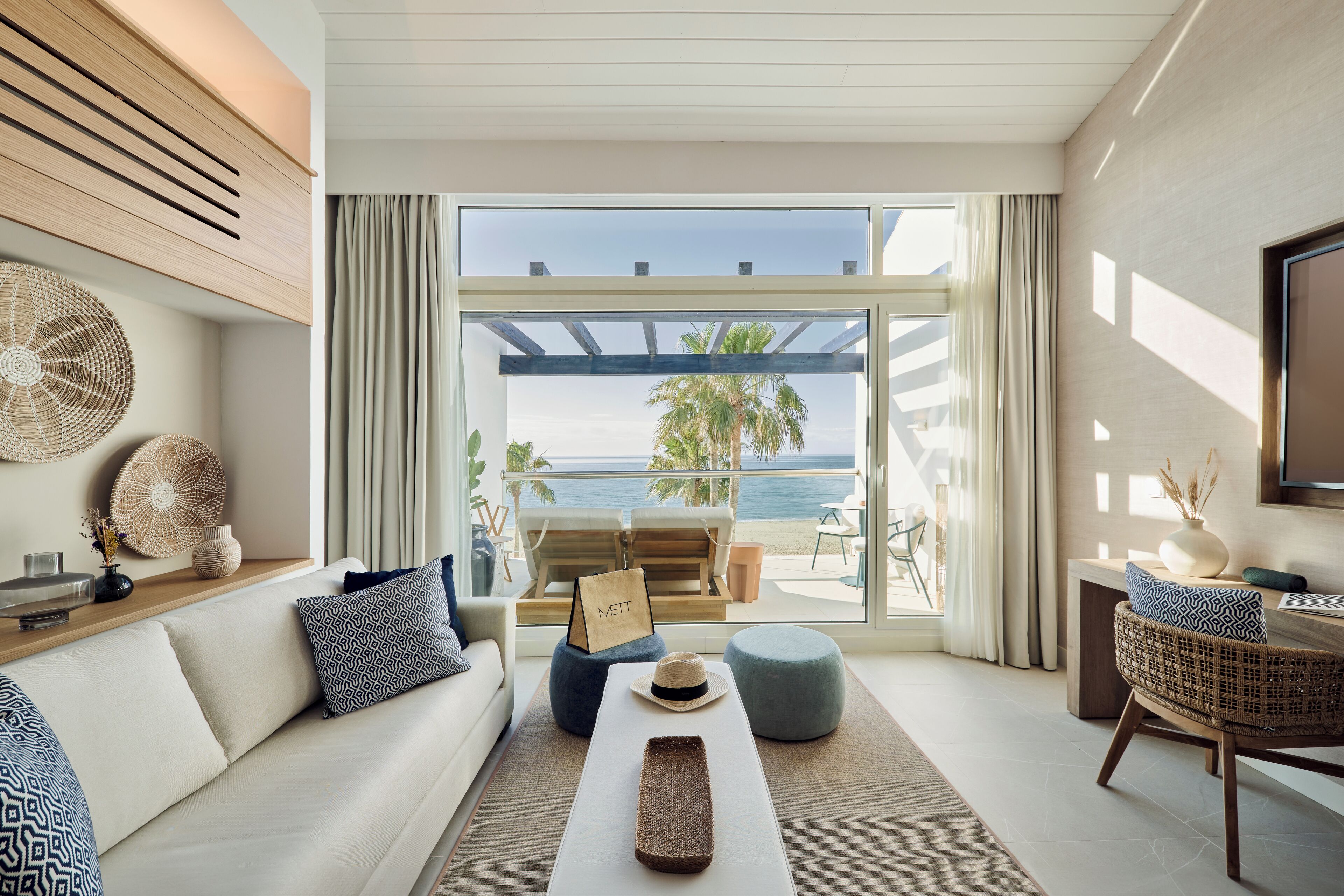 Suite, 1 dormitori, vistes al mar | Vista de la platja o del mar