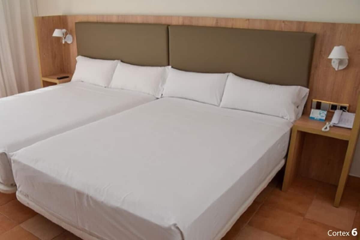 Minibar, caja de seguridad en la habitación y escritorio