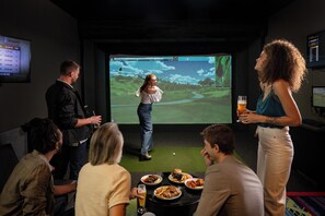 Campo de práctica de golf techado