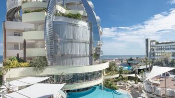 Fassade der Unterkunft