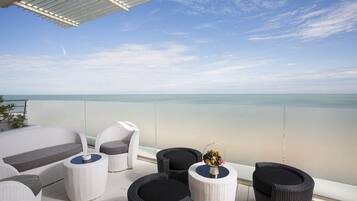 Penthouse, 2 Schlafzimmer | Terrasse/Patio