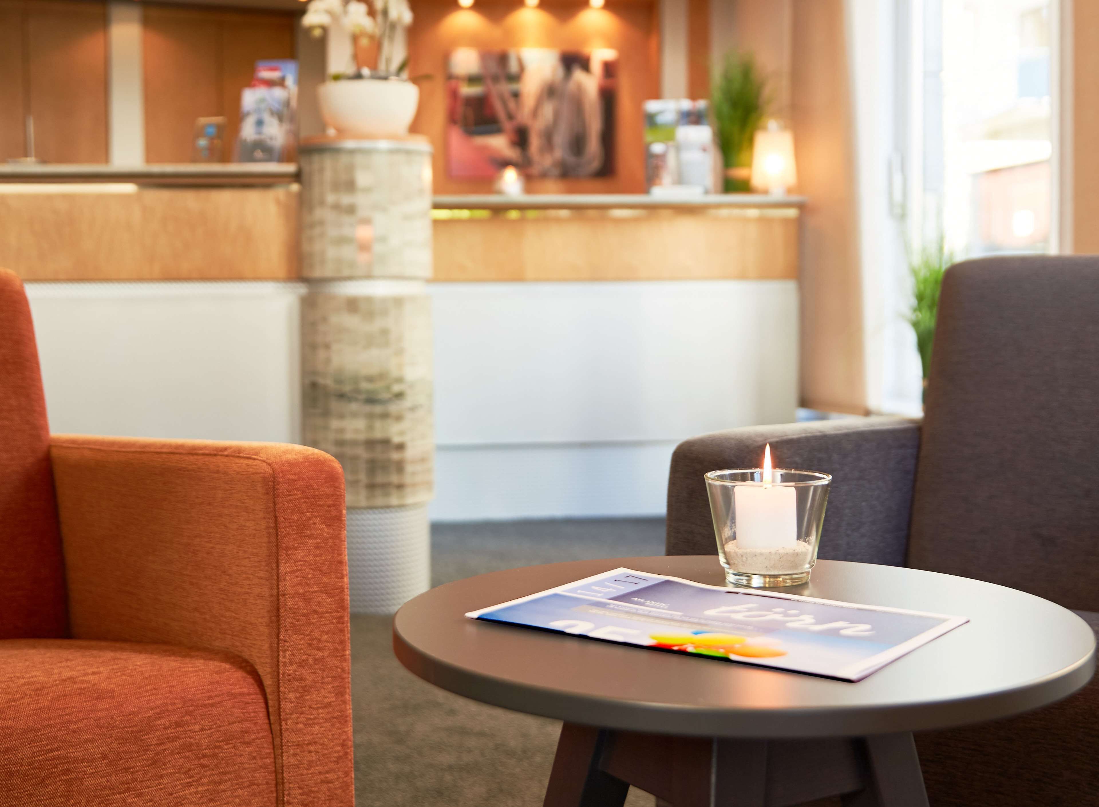 Sitteområde i lobbyen