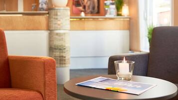 Sitteområde i lobbyen