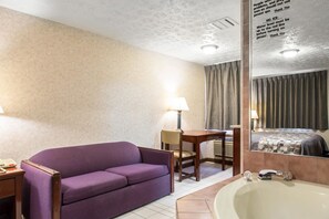 Standard Room, 1 King Bed, Smoking | In-room safe, desk, iron/ironing board, free rollaway beds - Rodeway Inn & Suites Branford - Guilford (Branford)