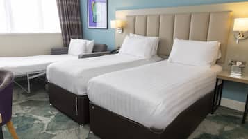 In-room safe, desk, iron/ironing board, free cribs/infant beds