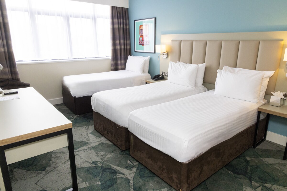 Standard Room, 3 Twin Beds | In-room safe, desk, iron/ironing board, cribs (free)