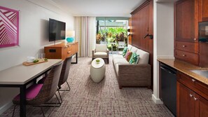 Room, 1 Queen Wall Bed, Non Smoking, Garden View | Vue sur le jardin