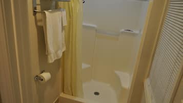 Room, 1 Queen Bed, Non Smoking | Bathroom shower
