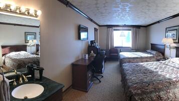 Desk, free rollaway beds, free WiFi