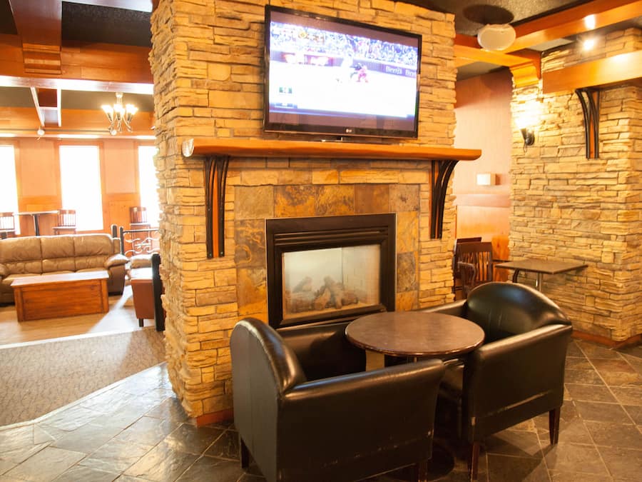 Sala de estar en el lobby