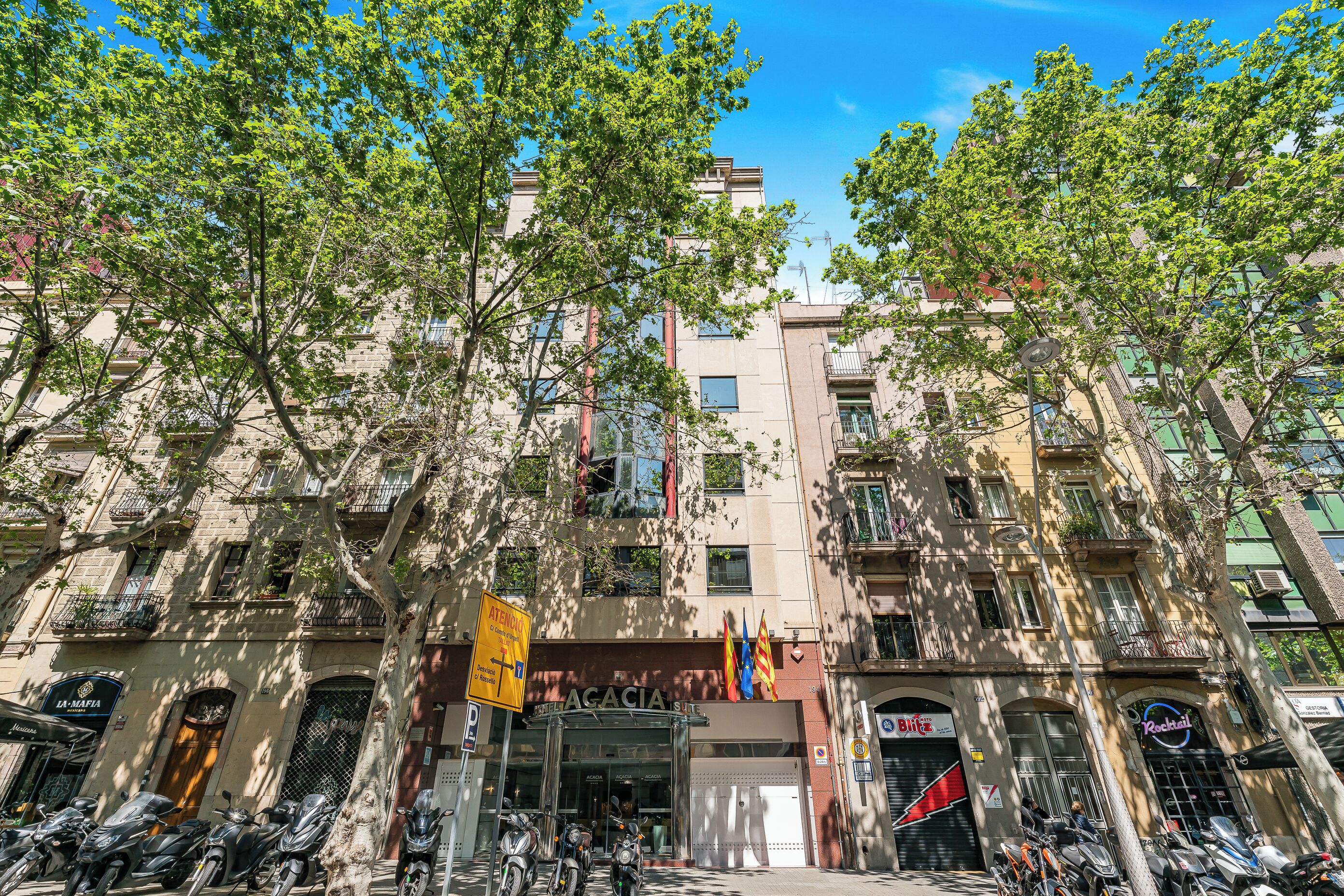 Majoituspaikan julkisivu