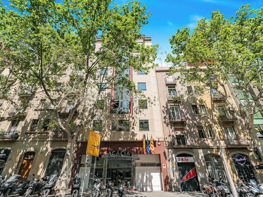 Fachada del alojamiento