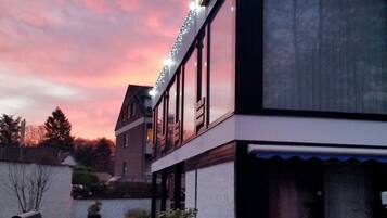 Front of property – evening/night