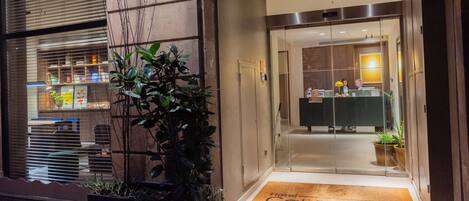 Fassade der Unterkunft