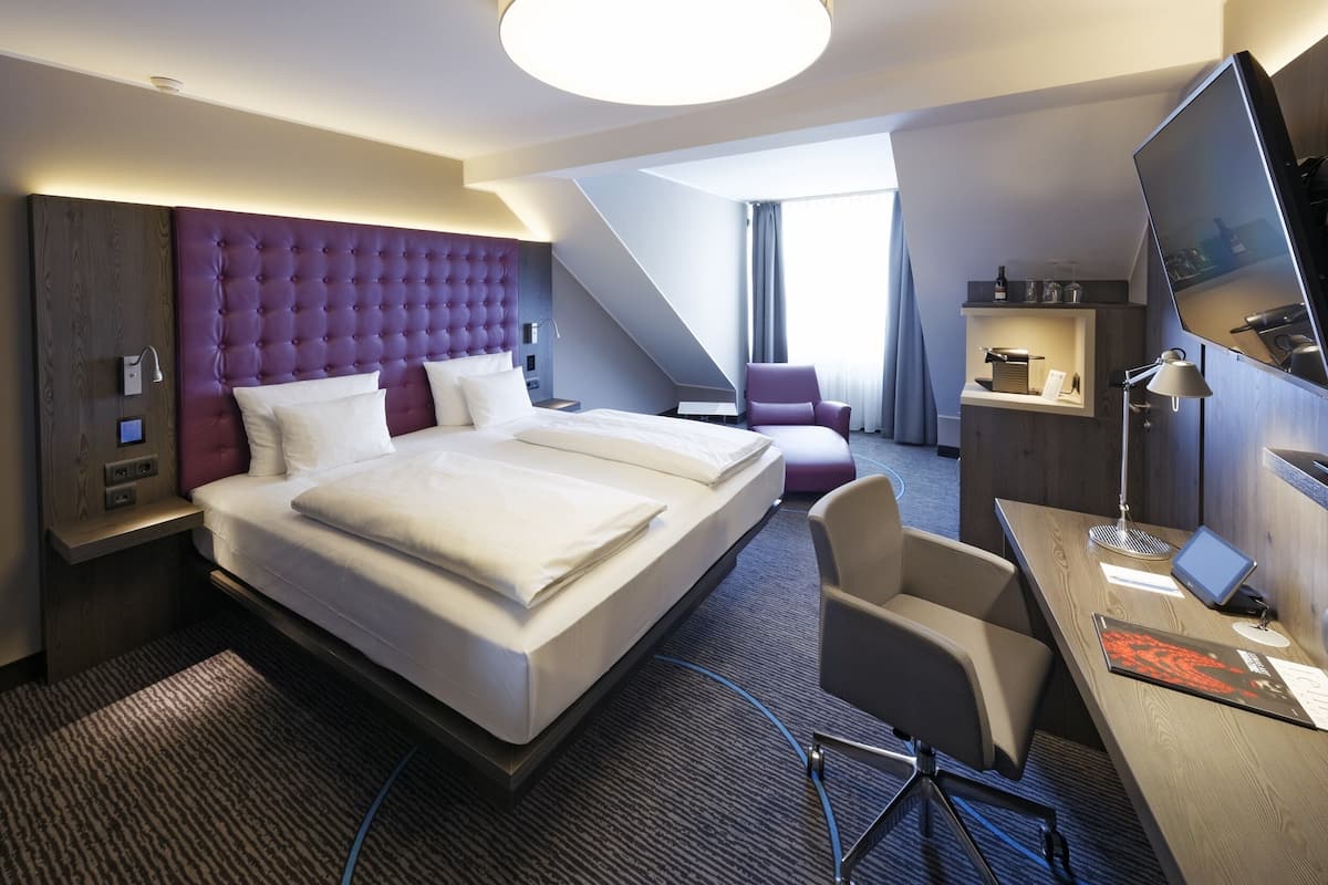 Ropa de cama de alta calidad y minibar