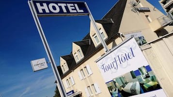 Façana frontal de l'allotjament