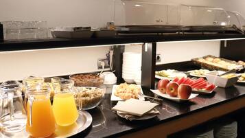 Daily buffet breakfast (EUR 14 per person)