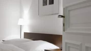 Double Room | Free minibar items, in-room safe, desk, blackout curtains