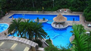 Indoor pool, outdoor pool