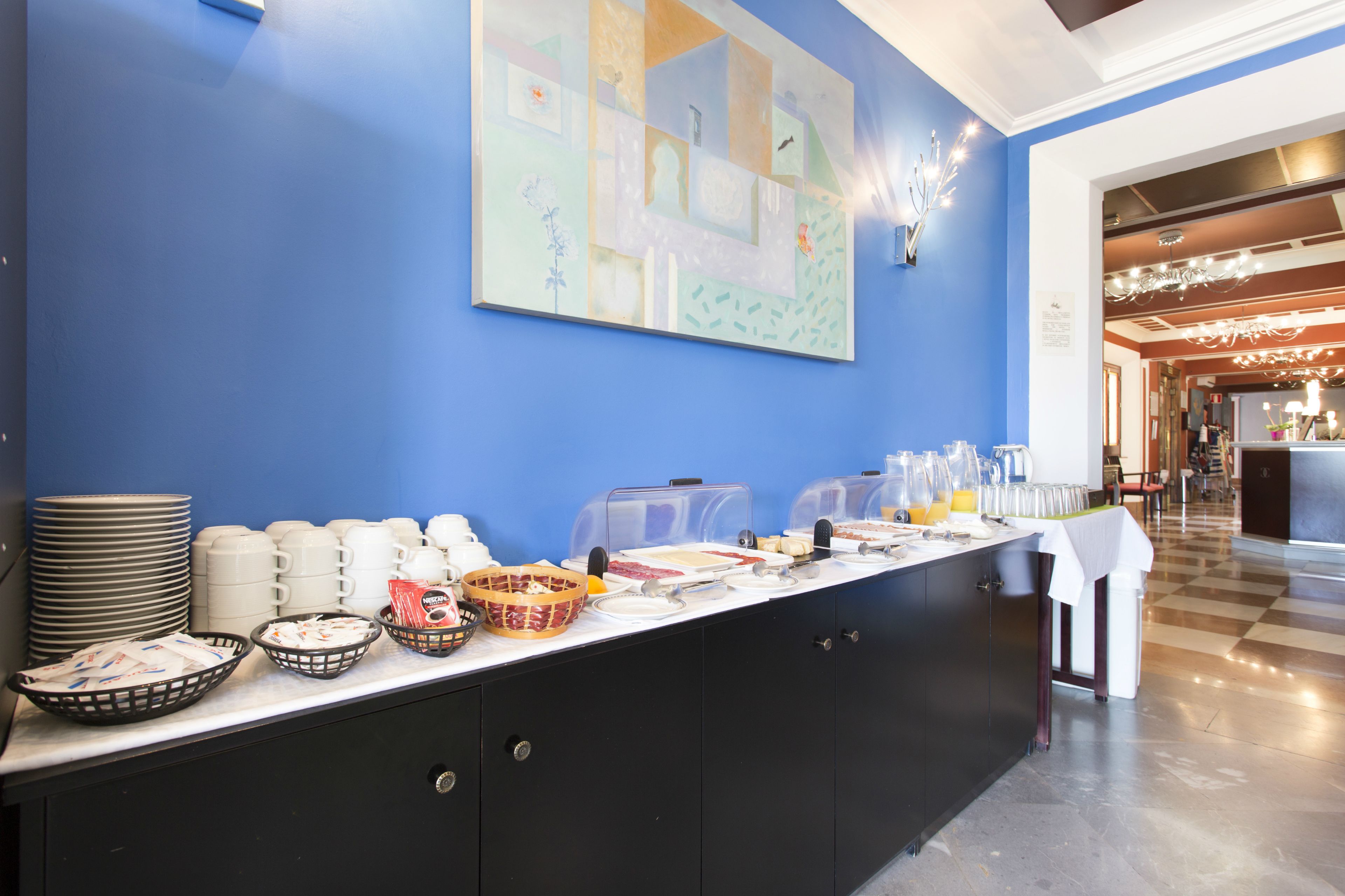 daily buffet breakfast (eur 9 per person)