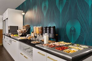 Daily buffet breakfast (EUR 15 per person)