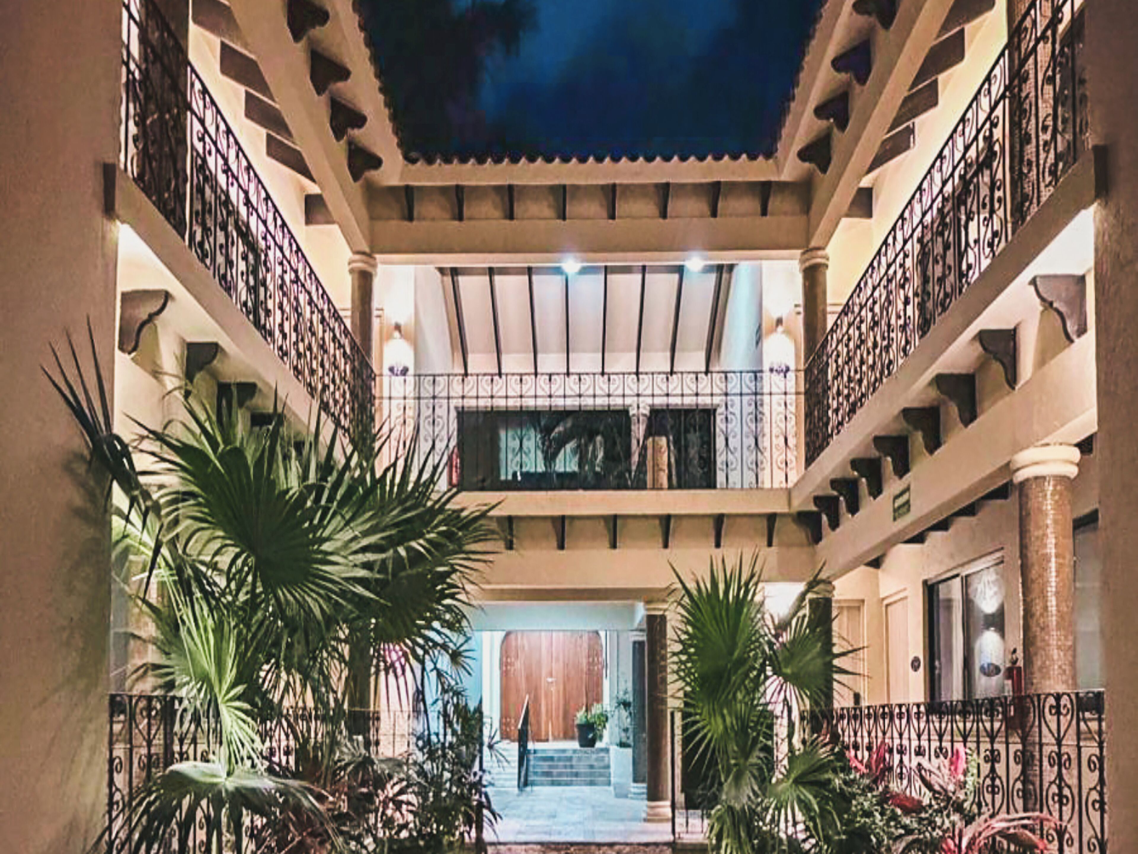 Voorkant van accommodatie