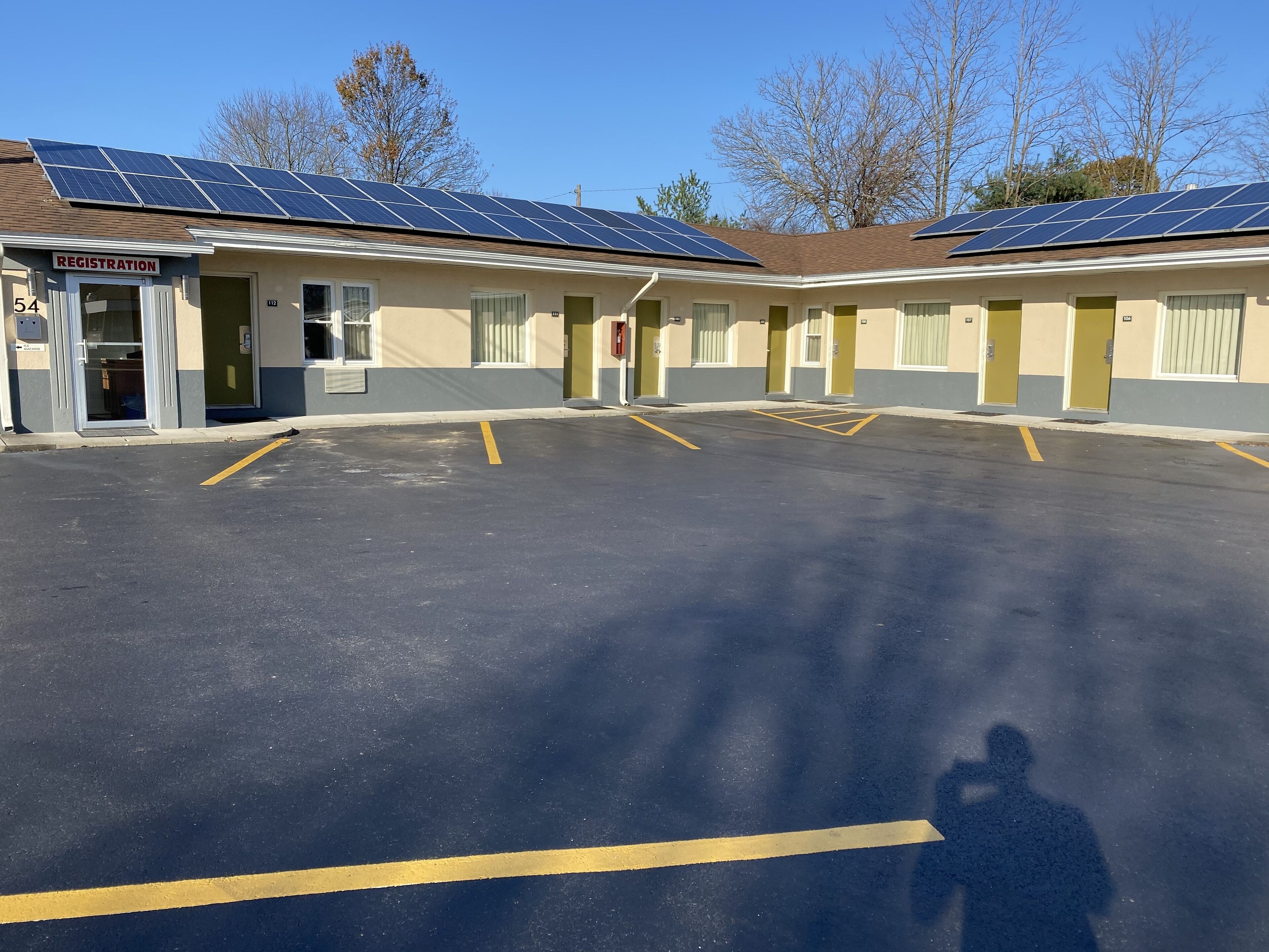 Fassade der Unterkunft