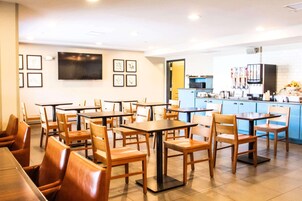 Free daily self-serve breakfast