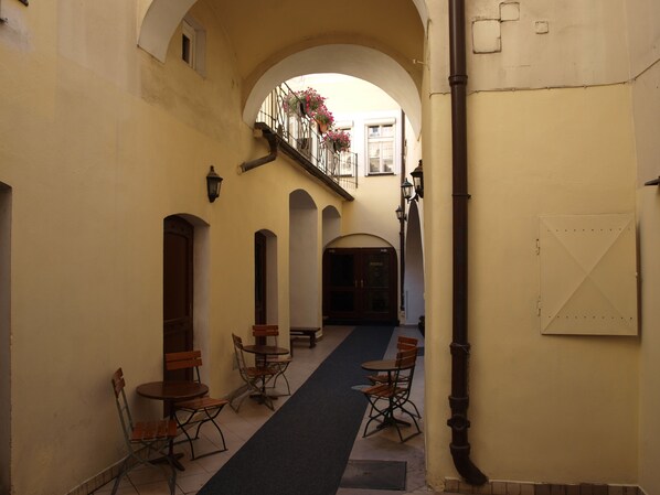 Interior entrance