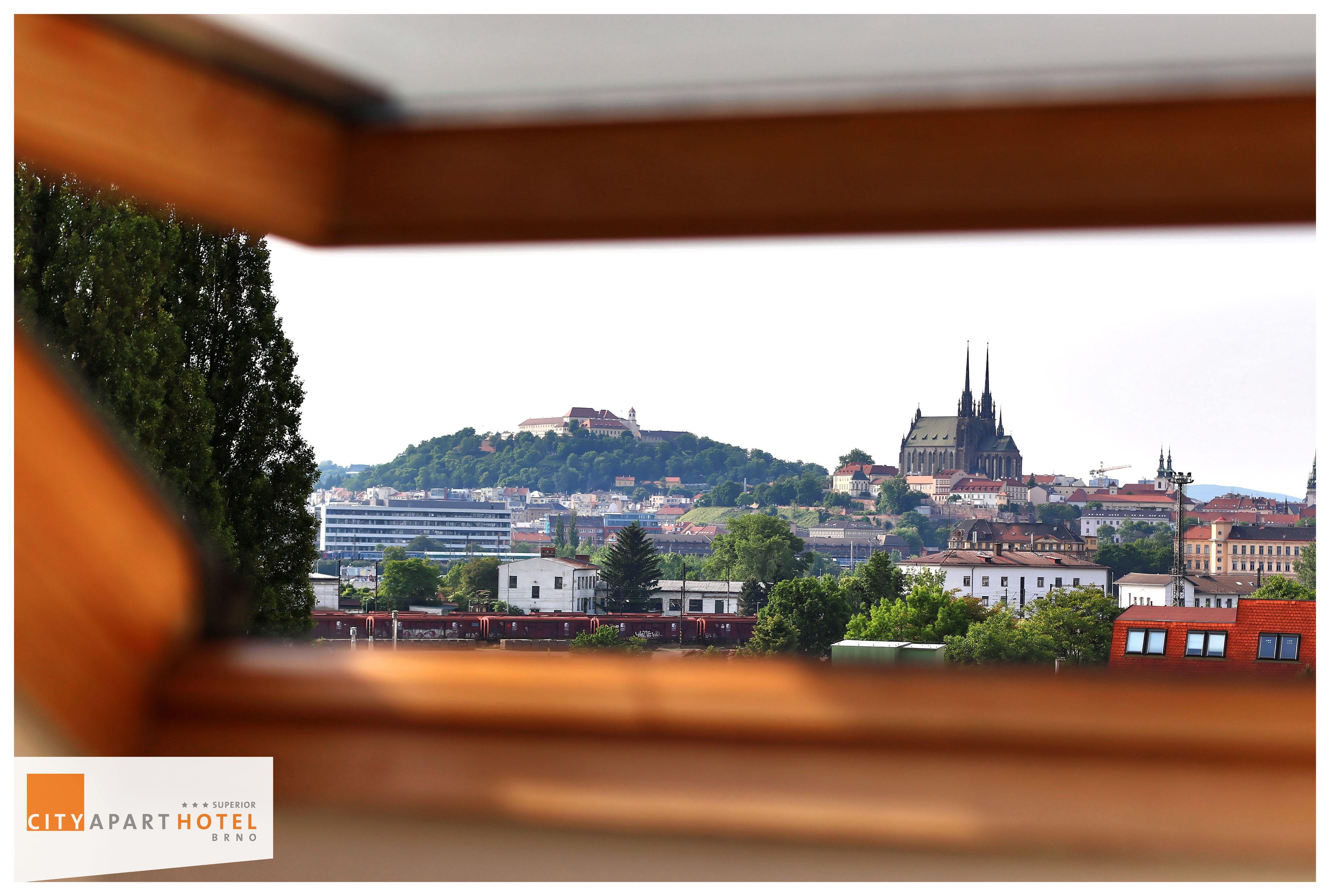 Blick von der Unterkunft